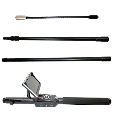 Vividia Pole Telescopic Inspection Camera, 23, 0.88m to 3.1m Long, 5 LCD TVS 300DVR